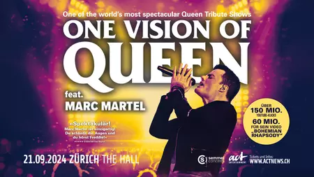 One Vision of Queen feat. Marc Martel | © act entertainment ag