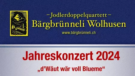 Jahreskonzert des Jodlerdoppelquartetts Bärgbrünneli | © Jodlerdoppelquartett Bärgbrünneli