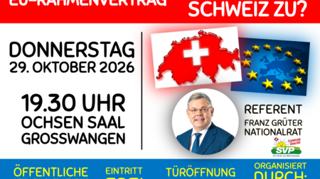 EU-Rahmenvertrag – Was kommt auf die Schweiz zu? | © Cornelia Birrer-Kirchhofer