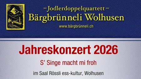 Jahreskonzert Jodlerdoppelquartett Bärgbrünneli | © Jodlerdoppelquartett Bärgbrünneli