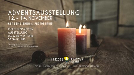 Adventsausstellung bei Herzog Kerzen | © Herzog Kerzen AG