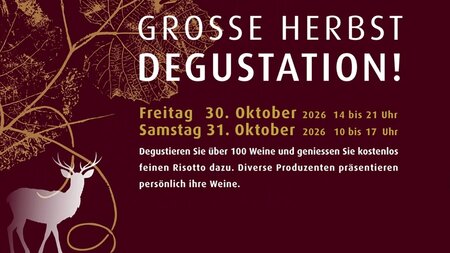 Grosse Herbst-Degustation bei Schumacher Weine | © Schumacher's Feine Weine & schöne Dinge