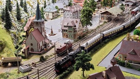 Modellbahn Fahrbetrieb beim MEKS Schenkon | © Daniel Boog