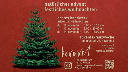 Advents- und Weihnachts-Ausstellung bei Bouquet | © Bouquet Blumen