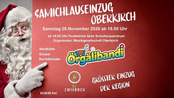 Samichlauseinzug Oberkirch | © Musikgesellschaft Oberkirch