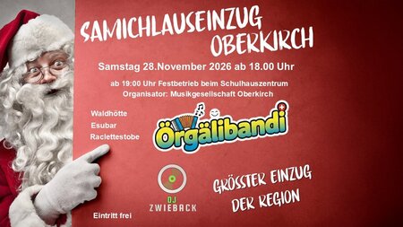 Samichlauseinzug Oberkirch | © Musikgesellschaft Oberkirch
