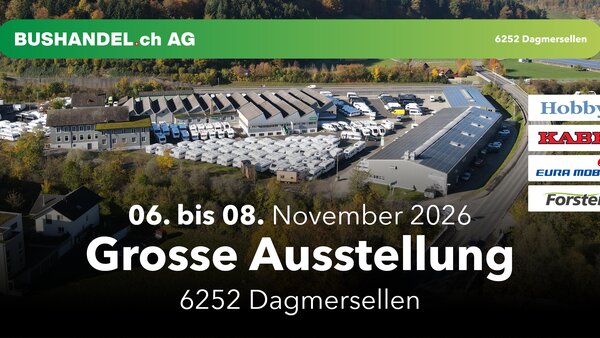Grosse Ausstellung bei BUSHANDEL.ch AG | © Bushandel.ch AG
